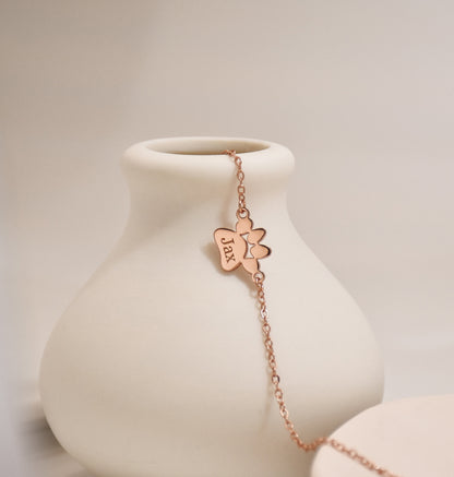 Custom Paw Name Bracelet – Personalized Pet Memorial